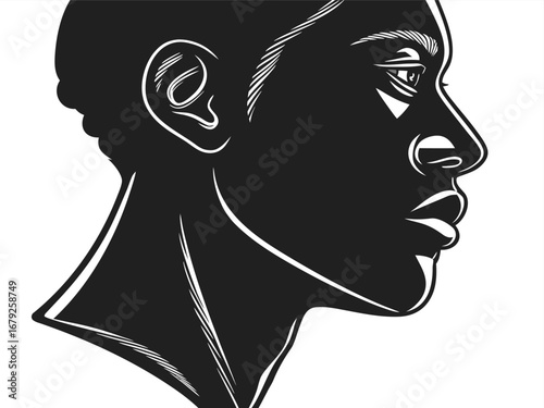 silhouette of a woman