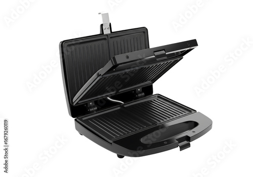 Sandwich maker grill panini press appliance kitchen countertop black