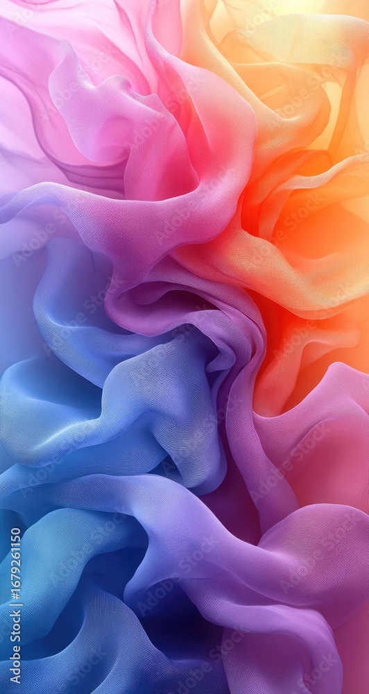 Obraz premium Colorful silk background