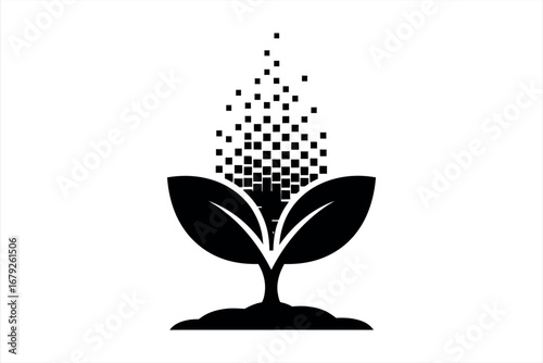 Growing Plant Logo
