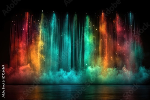 abstract colorful background with lines