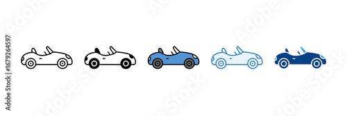 Roadster  Icon Set Multiple Style Collection