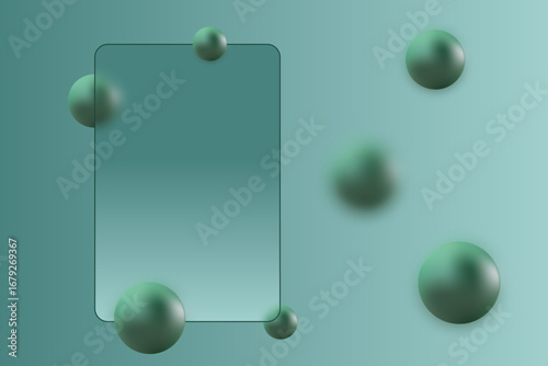 Elegant background with a glass morphism effect for presentations and promotional materials. Eps 10