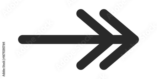 Double arrowhead linear shape design