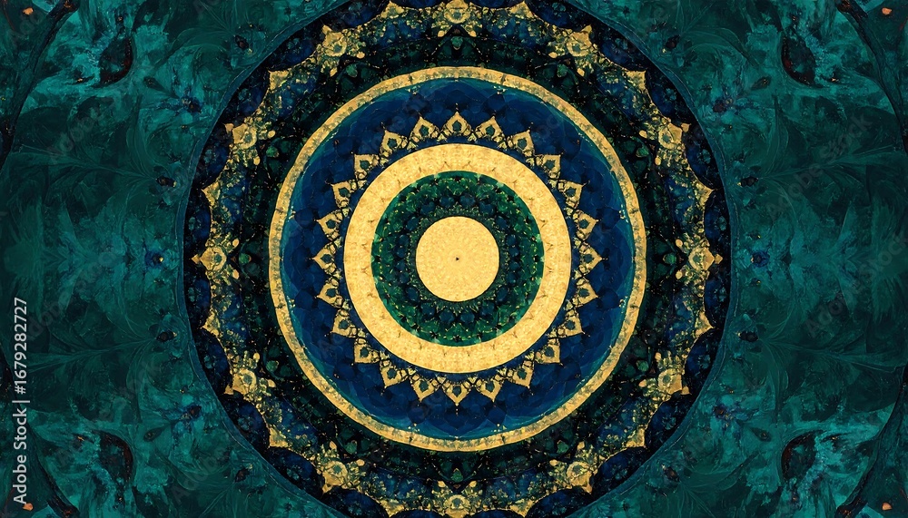 Fototapeta premium Intricate, symmetrical mandala design
