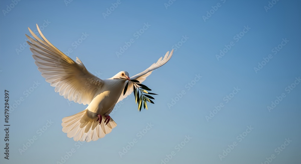 Obraz premium White pelicans in flight and great blue herons soar in the sky