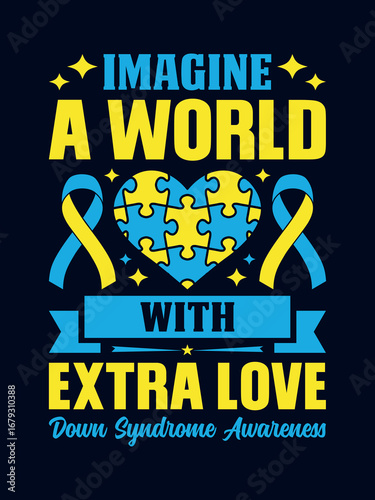 Down Syndrome Awareness T-Shirt Design
