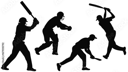 baseball player silhouette