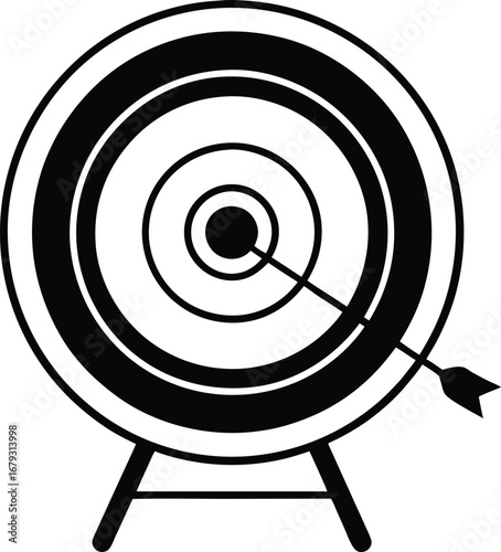 Target icon vector image can be used for public relations agency