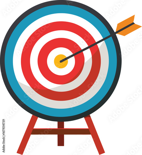 Target icon vector image can be used for public relations agency