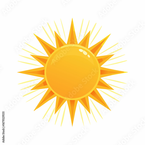 Sonne mit Strahlen