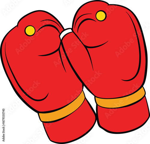 Boxing hits fist clipart vector art and illustration