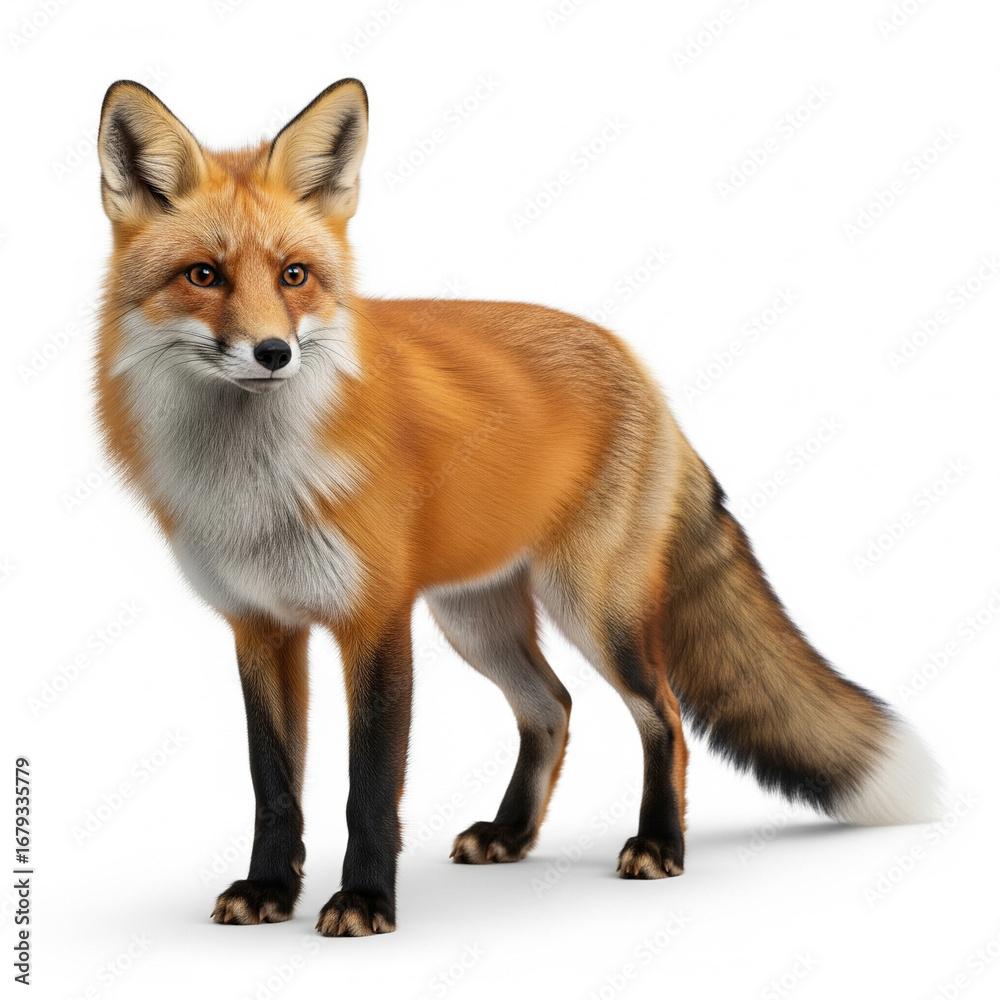Fototapeta premium red fox vulpes 4 years old
