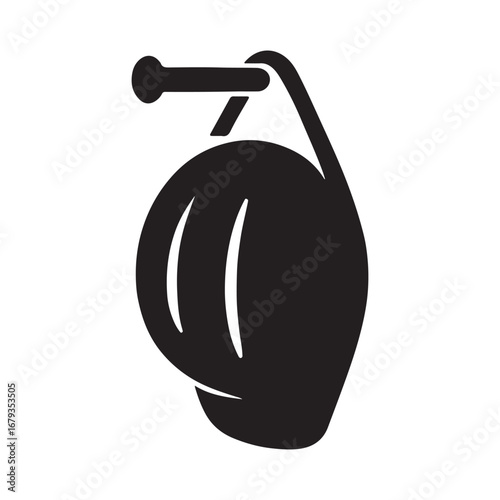 Hanging Safety Ear Muffs Icon (Hearing Protection on Wall Hook)