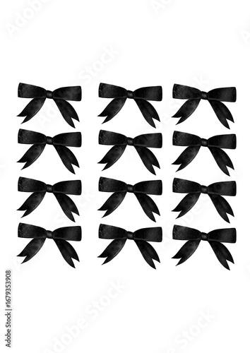 set of christmas bows