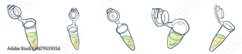 Scientific Laboratory Micro Tube PNG Clipart for Experiment Design