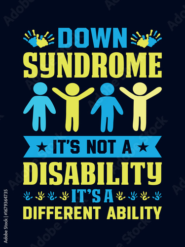 Down Syndrome Awareness T-Shirt Design
