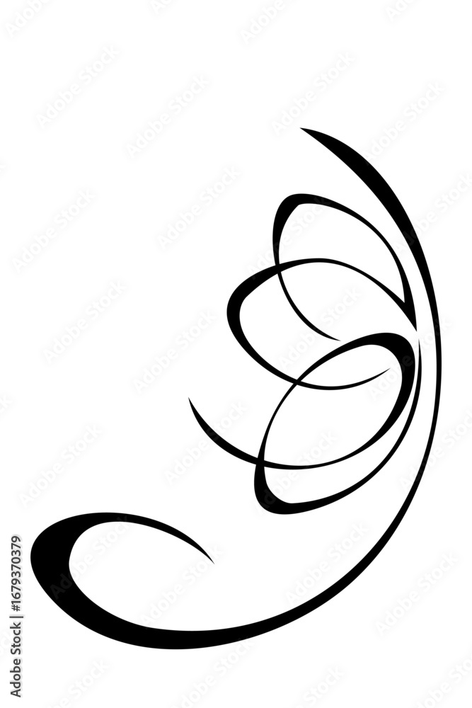 Fototapeta premium one stylized blooming flower on a short stalk without leaves. graphic decor