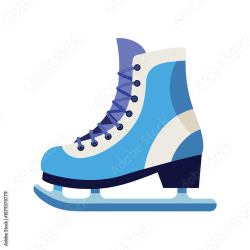 Ice skates clipart cartoon illustration drawing