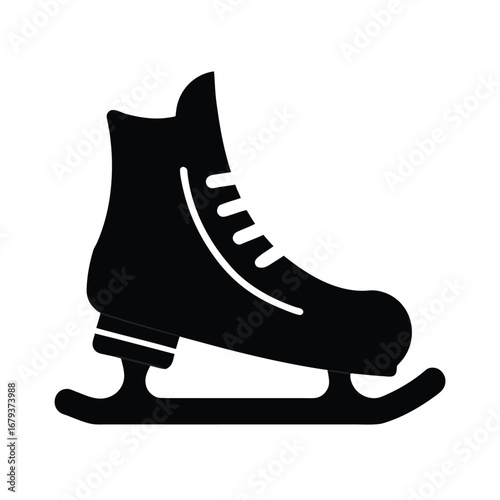 Ice skates clipart cartoon illustration drawing