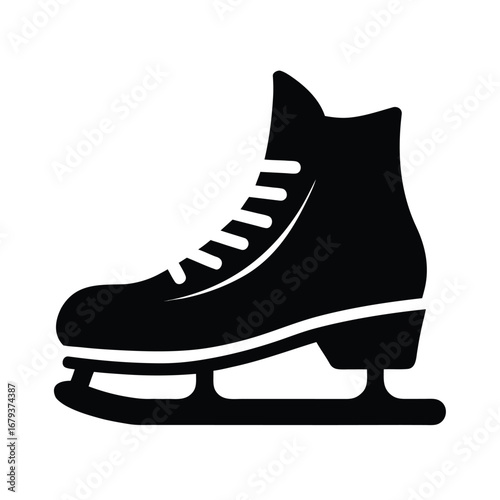 Ice skates clipart cartoon illustration drawing