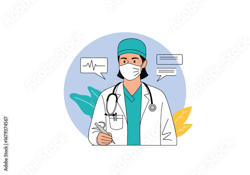 Professional healthcare provider illustrating medical expertise and patient care in modern medicine