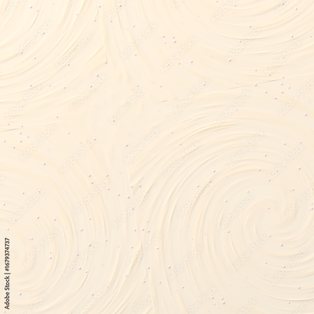 Fototapeta premium Creamy textured swirls and strokes artistic design with soft palette for decorative purposes