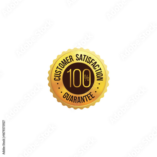 Premium Quality stamp, badge logo Template. Satisfaction Guaranteed badge, trust badge design, guarantee badge.