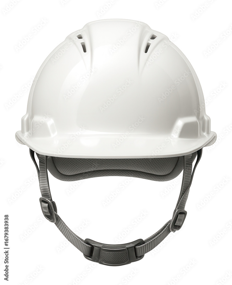 Fototapeta premium White hard hat with moisture control