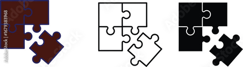 Puzzle pieces fitting together, representing connection and solutions