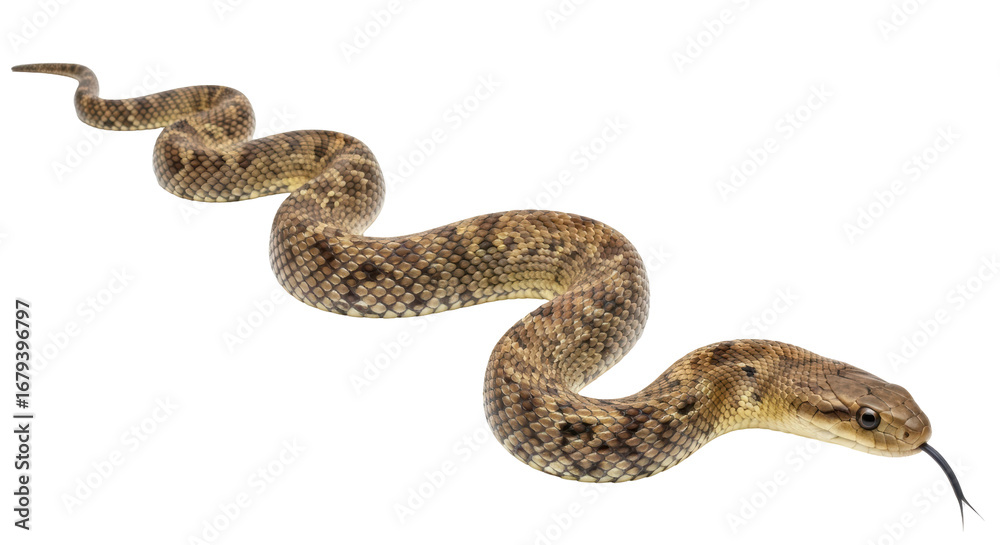 Fototapeta premium Isolated Rattlesnake