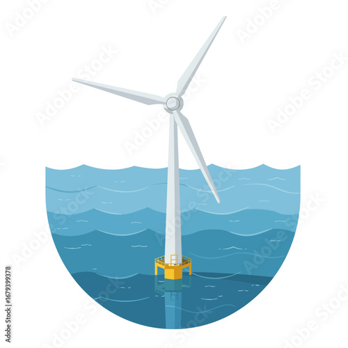 Offshore Wind Turbine for Renewable Energy Generation