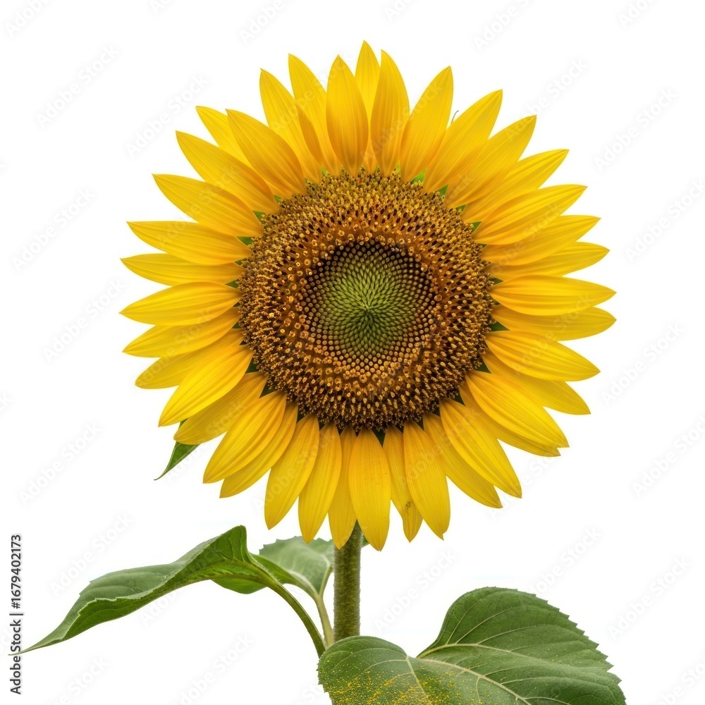 Fototapeta premium Single sunflower blossom
