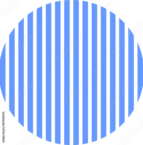 blue circle shape. circle or round for decoration elements. circle with stripes