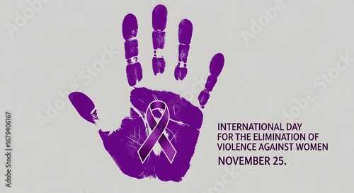 International day for the elimination of violence against women on november 25