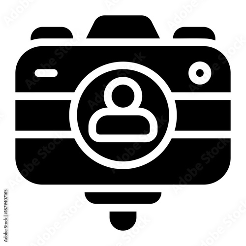 recording glyph icon