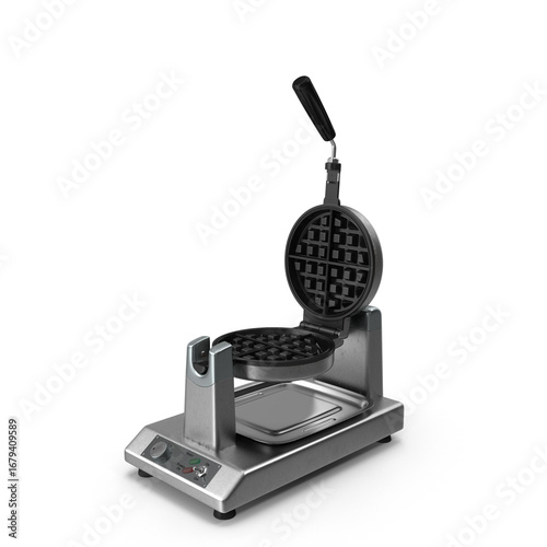 Commercial Waffle Iron Kitchen Appliance Breakfast Maker 3d Png