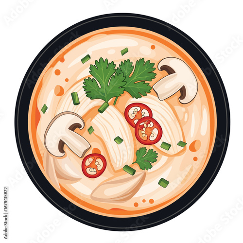 Tom Kha Gai (Thai Coconut Chicken Soup): A Rich and Aromatic Thai Cuisine Icon