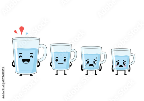 Understanding beverage container sizes and customer preferences through anthropomorphic cups