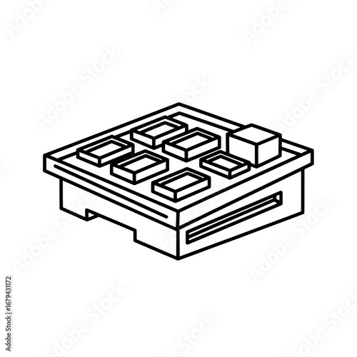 Board game with transparent background