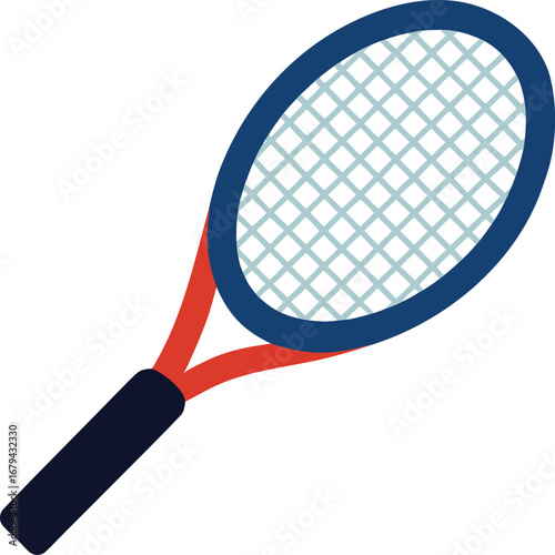 Tennis ball and tennis racket sports icon tennis logo vector illustration of sports