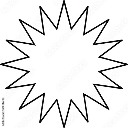 Modern Single Sale Burst Vector Design.