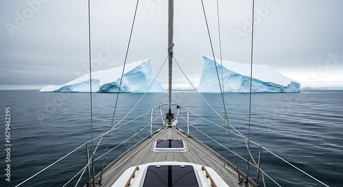 Iceberg Encounter on a Sailboat.