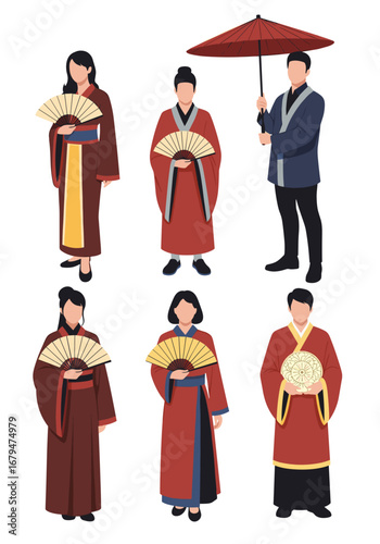 Traditional chinese attire and cultural symbols explained