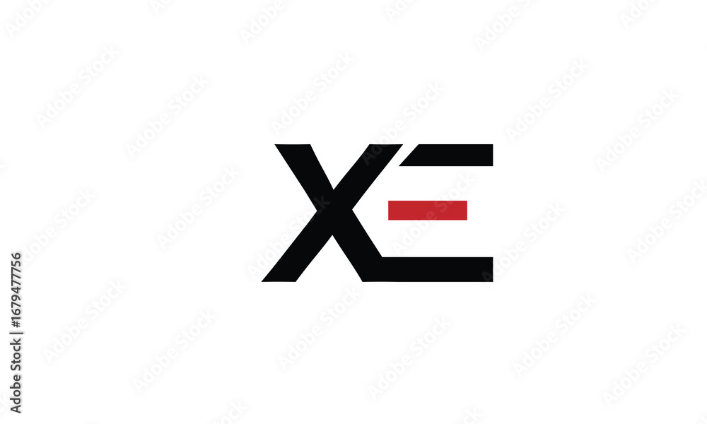 Fototapeta premium XE,EX,X,E,E,X abstract, letters, logo, monogram, style, symbols, ambitions, icons, 
