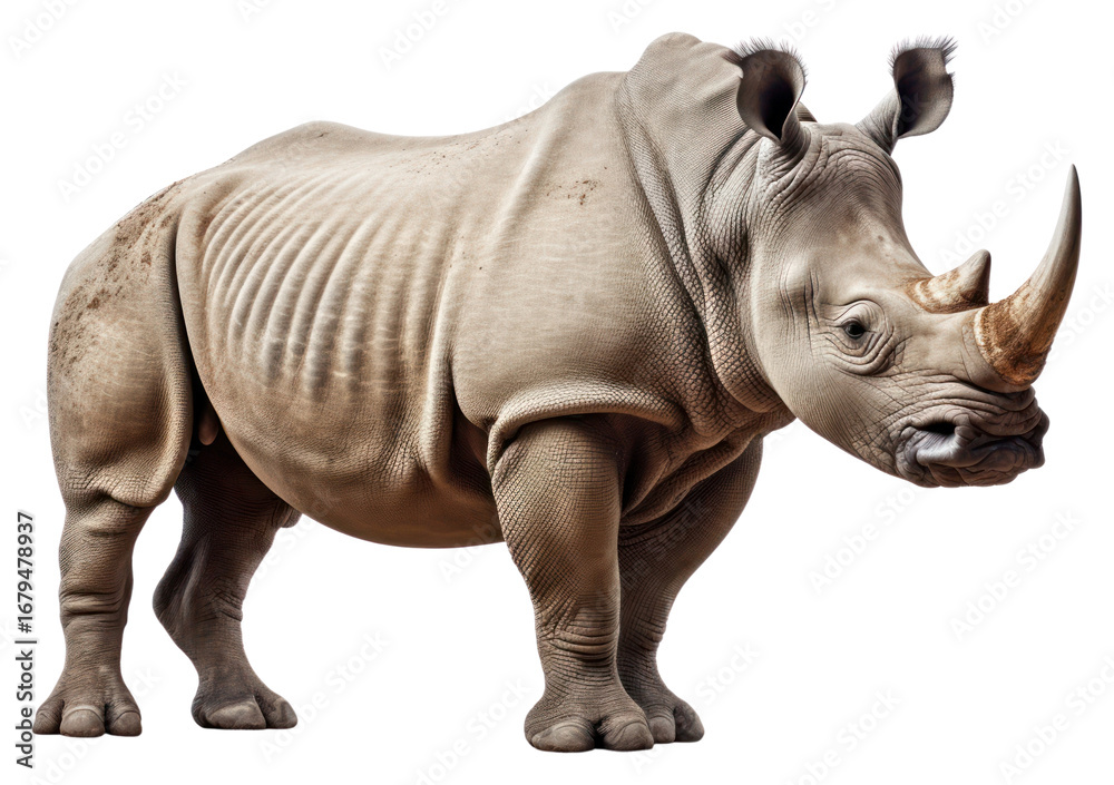Fototapeta premium PNG Rhinoceros wildlife animal mammal.