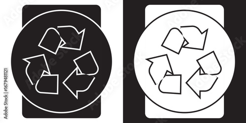 Digital voltage meter line and inverse icon. Minimalist illustration of a digital voltage meter device, showing both light and dark theme line art for technical or educational use.

