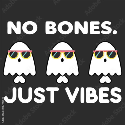Funny ghosts performing trending memes halloween t shirt design
