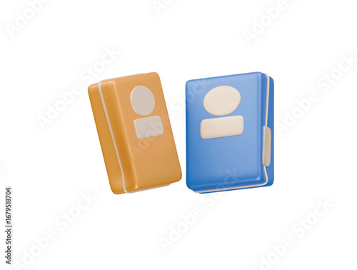 cereal box icon 3d illustration render
