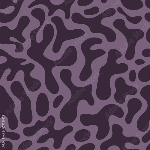 Organic Liquid Purple Camouflage Pattern